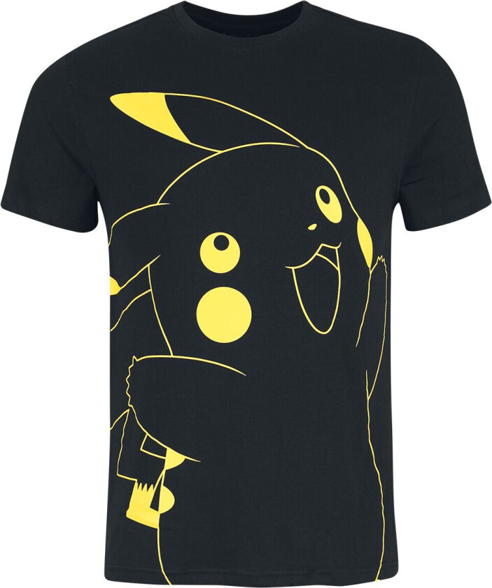gaming T-skjorte - Pikachu - S til XXL - Herrer - svart