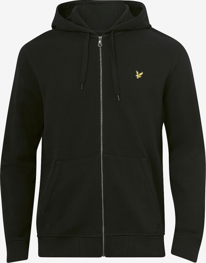 Hoodie Zip Through Hoodie - Svart