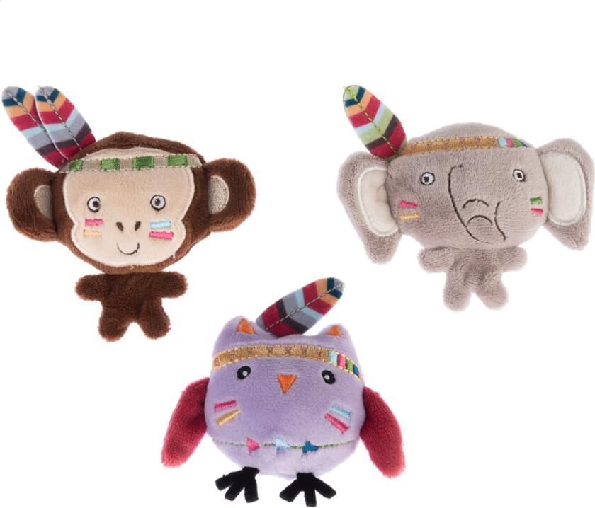 elektronisk kattelekesett Jungle Buddies - 3er - sett