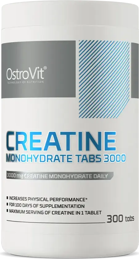 Creatine Monohydrate 3000 mg - 300 tabletter
