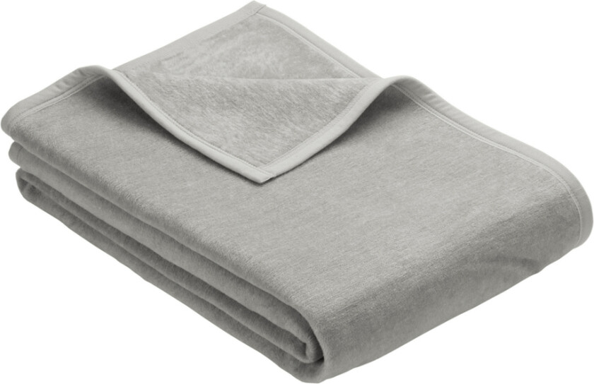 vaskbart pledd - L 140 x B 100 cm, grått