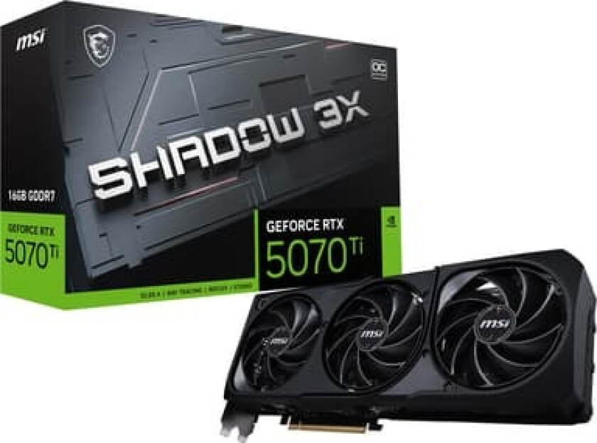 GeForce RTX 5070 Ti 16G SHADOW 3X OC grafikkort