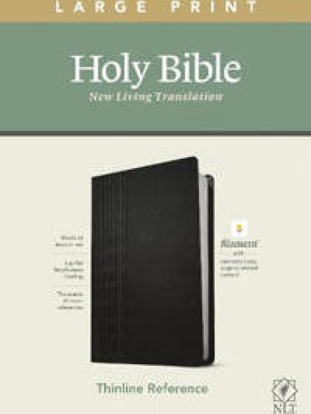 NLT Large Print Thinline Reference Bible, Filament Edition