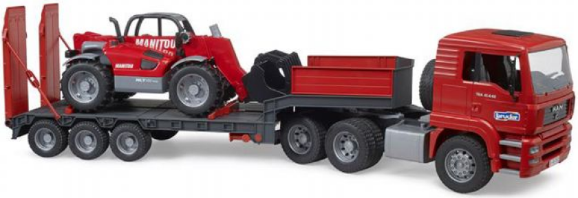 Bilde av Man Tga Lavlasterbil Lastebil Med Teleskopl