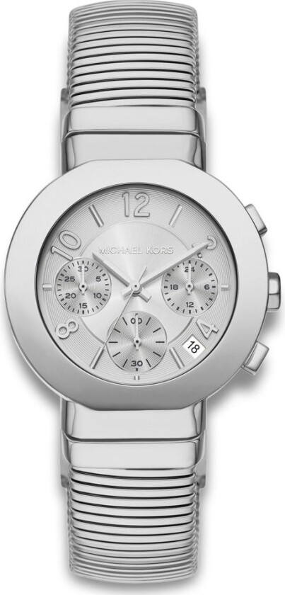 Gramercy MK7526 - Kvarts - Sølv - Dameklokker - Rustfritt stål - ledd m/pin - Mineral