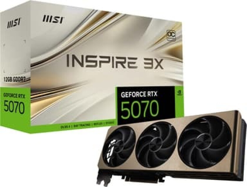 GeForce RTX 5070 12G INSPIRE 3X OC grafikkort