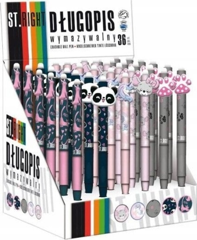 Teka Erasable Automatisk Kulepenn. Jenteaktig (36 Stk)