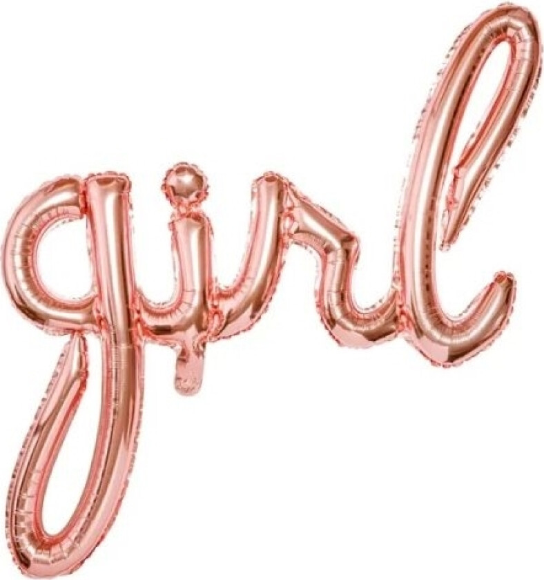 Rose Gold Folieballon, Girl