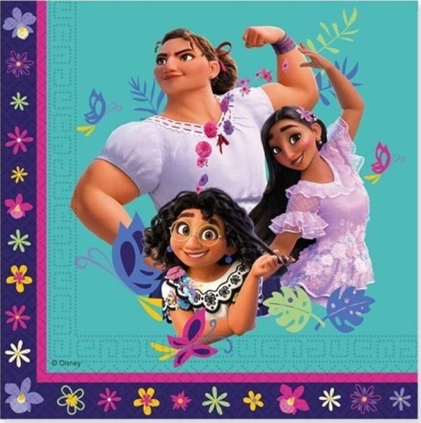 Encanto Papirservietter 33X33cm 20Stk