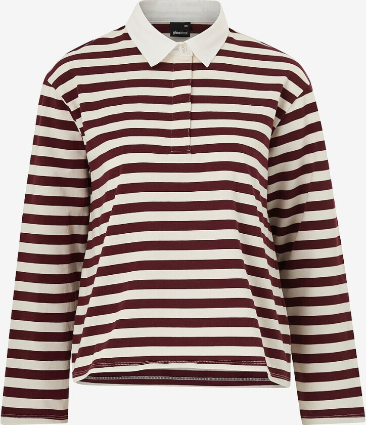 Topp Collar Top - Rød