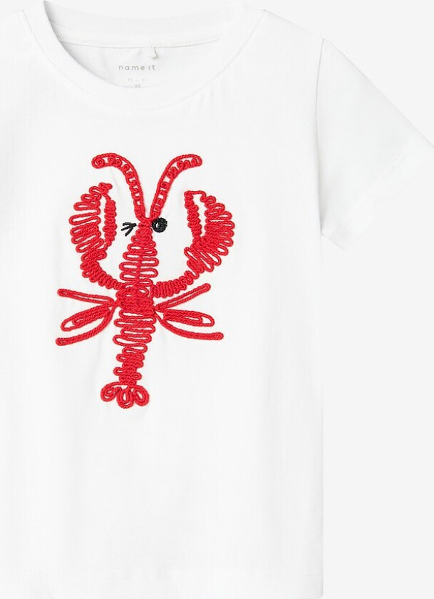 T-skjorte Nmmfritz Nreg SS Top - Hvit