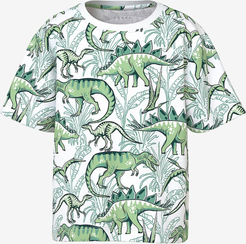 T-skjorte nmmValther SS Nreg Top - Hvit