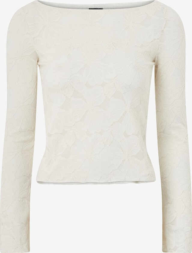 Topp Lace Top - Hvit
