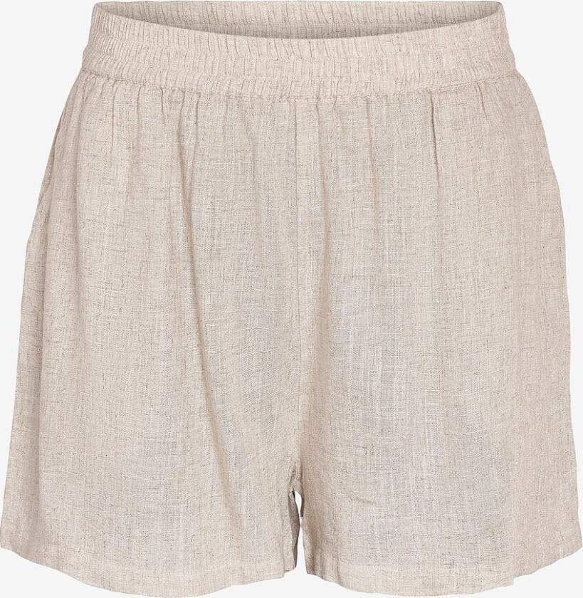 Shorts mnLeilani HW Wvn Curve - Brun