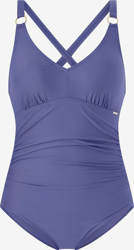 Badedrakt Womens Shaping V Neck 1 Piece - Blå