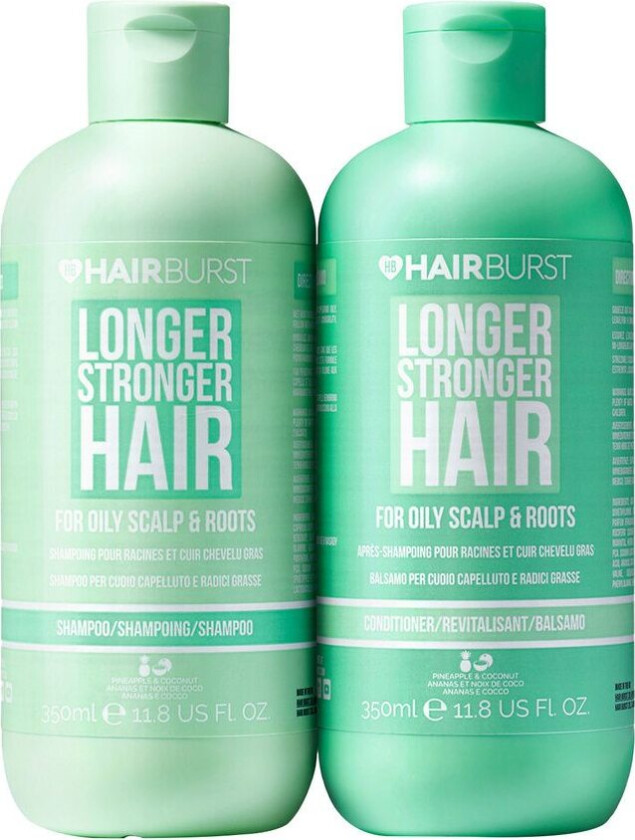 Longer Stronger Hair Shampoo & Conditioner For Oily Sca