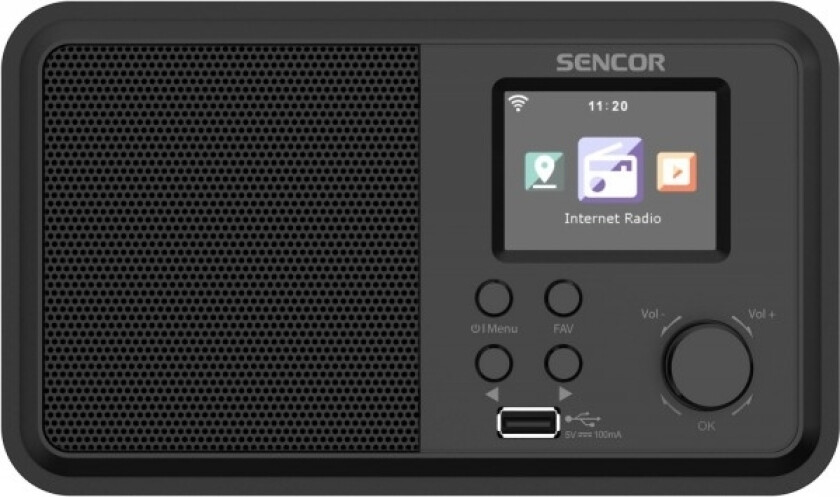 Sencor Sir 5100Wdb 4 Watt,Wifi,Fm,Dan+,Usb