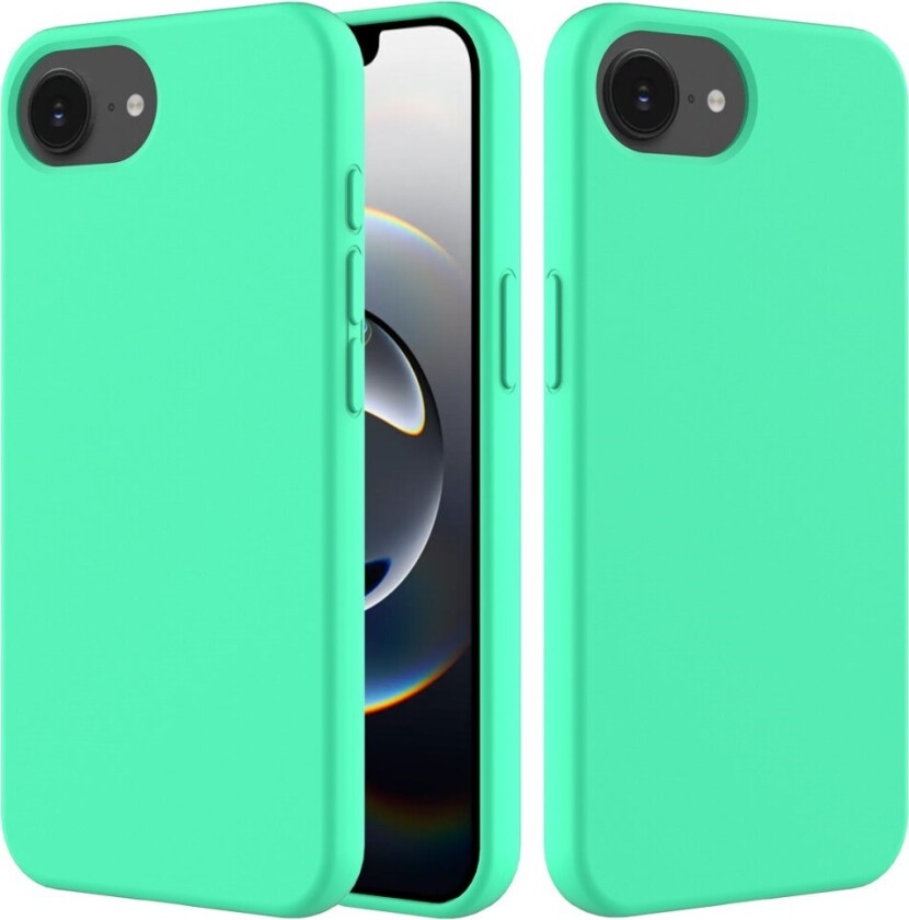 iPhone 16e Fôret Silikon Deksel - Neongrønn