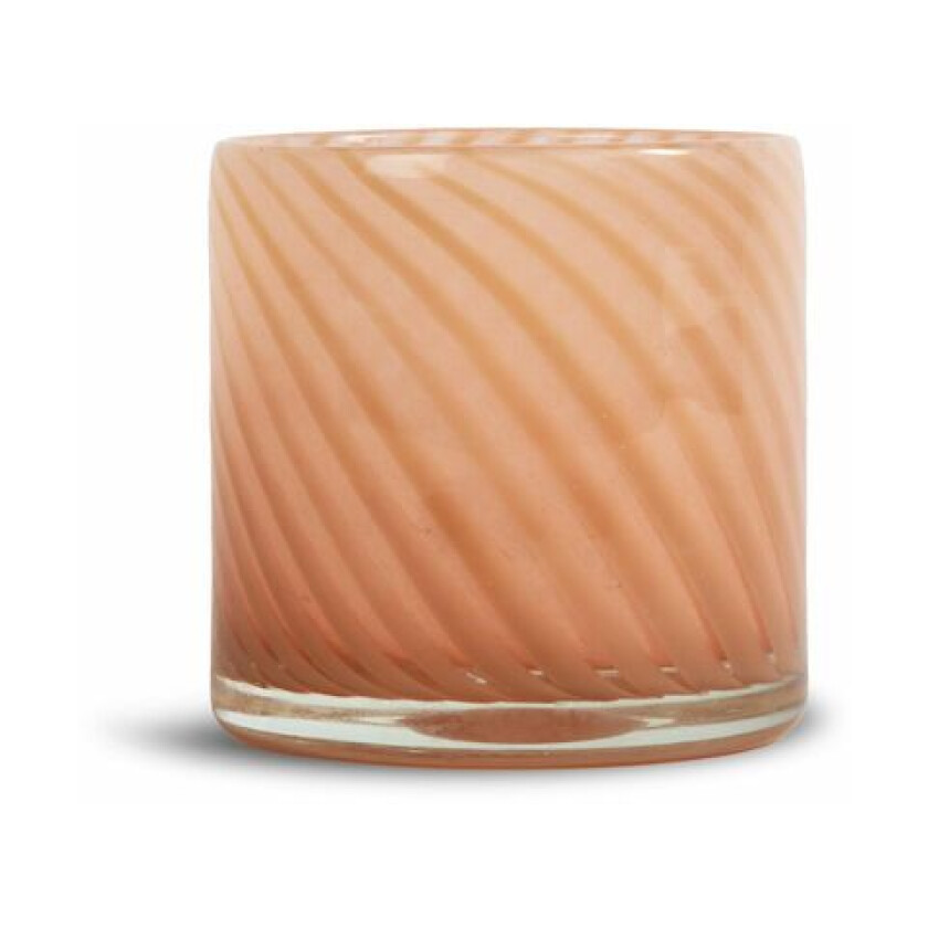 Calore lyslykt-vase M Ø15 cm Rosa-beige