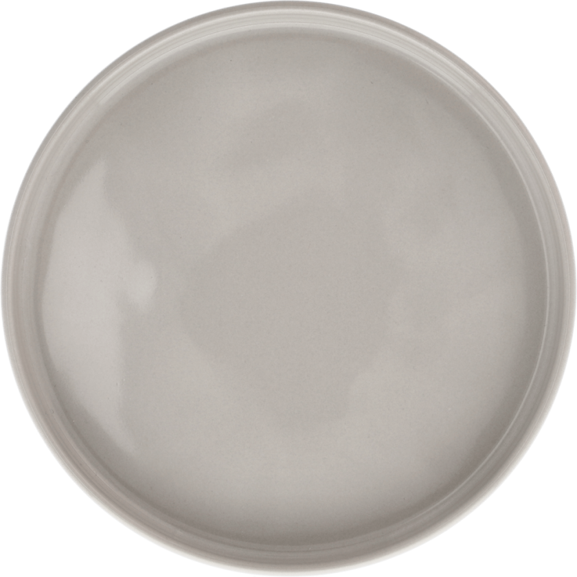 Taper asjett 14 cm Lys grå