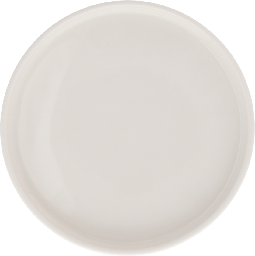 Taper asjett 14 cm Hvit