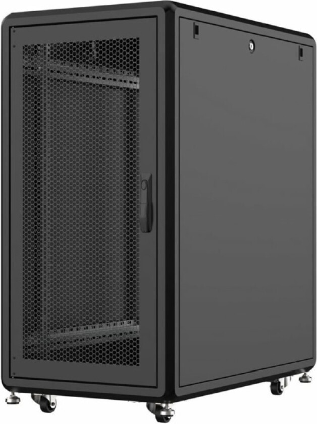 By Logon Server Line - Rack Skap - 600 X 1000 Mm, Server Line - Free-Standing - Svart, Ral 9005 - 22U - 19"