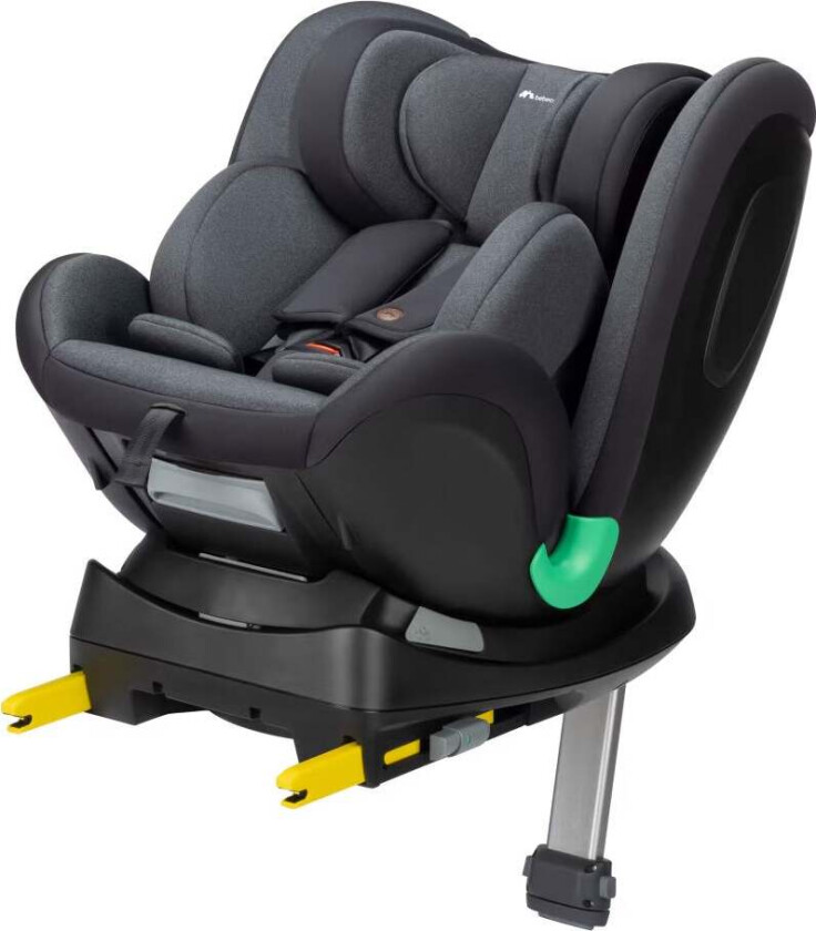 EvolveFix Plus i-Size Bilstol, Black - ISOFIX