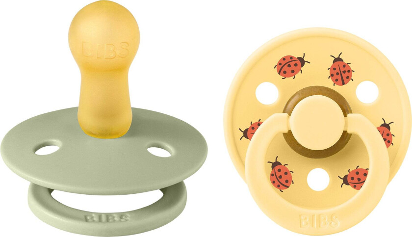 Studio Colour Ladybug Smokk 2-Pakk Lateks Str 2, Sage - Smokker - Lateks