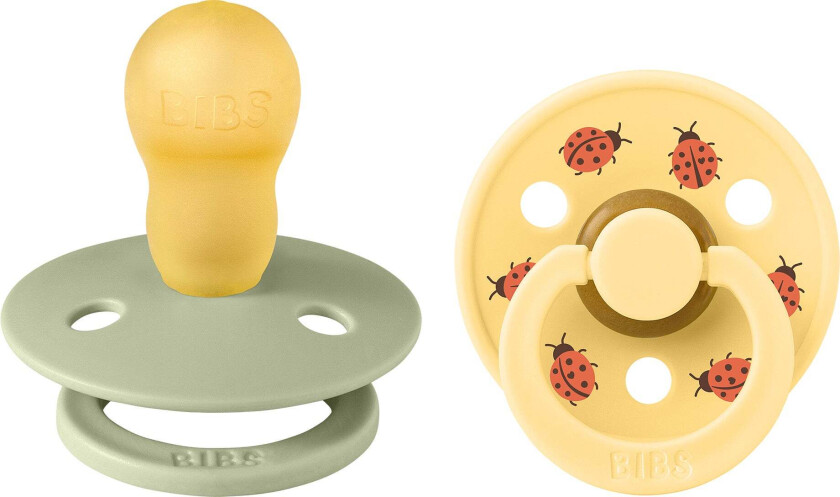 Studio Colour Ladybug Smokk 2-Pakk Lateks Str 3, Sage - Smokker - Lateks