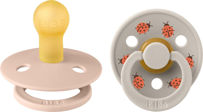 Studio Colour Ladybug Smokk 2-Pakk Lateks Str 1, Blush - Smokker - Lateks