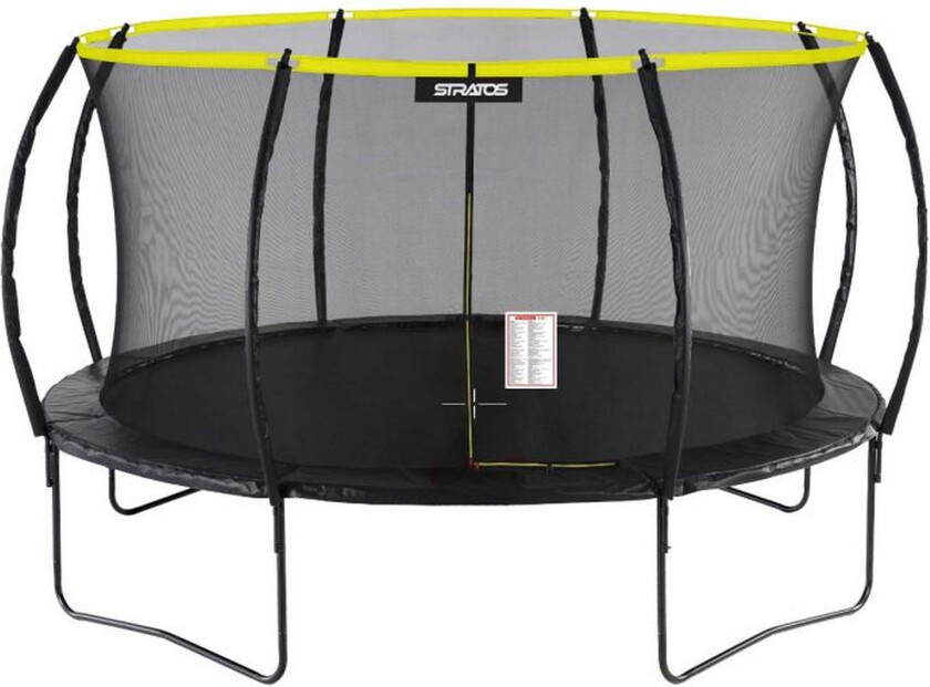 Stratos Rund Trampoline 4,27m - Svart