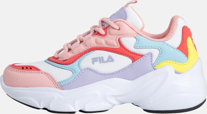 Collene Cb Kids, White-Powder Pink, 35, Sneakers