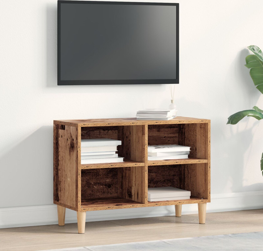 TV-skap Gammelt tre Konstruert tre Middels Rustikk TV-stativ