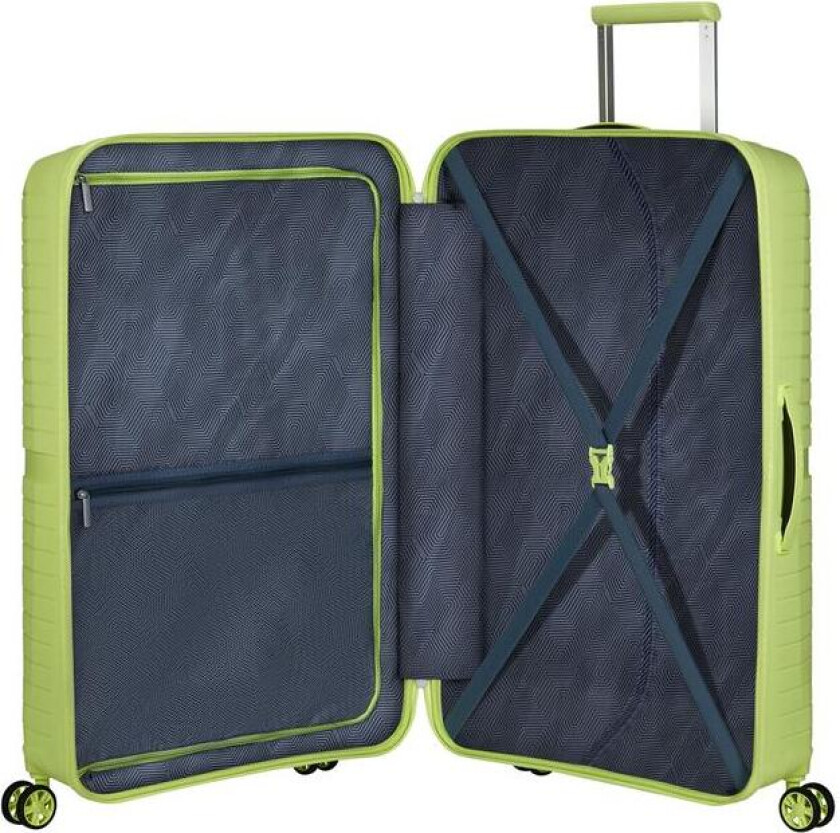 Airconic stor koffert med 4 hjul 77 cm Electric Lime