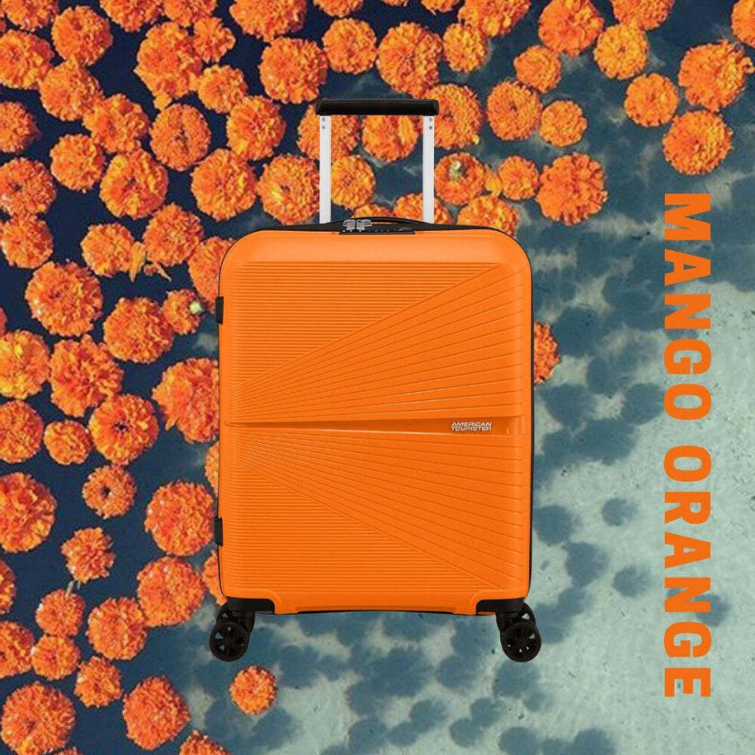 Airconic kabinkoffert med 4 hjul 55 cm Mango Orange