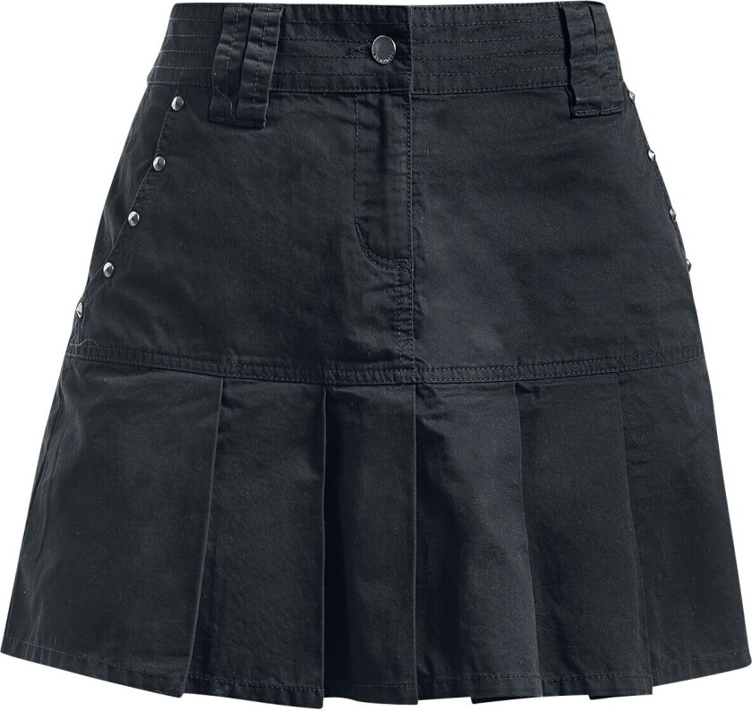 Middellangt skjørt - Dale Skirt - XS til 4XL - Damer - svart