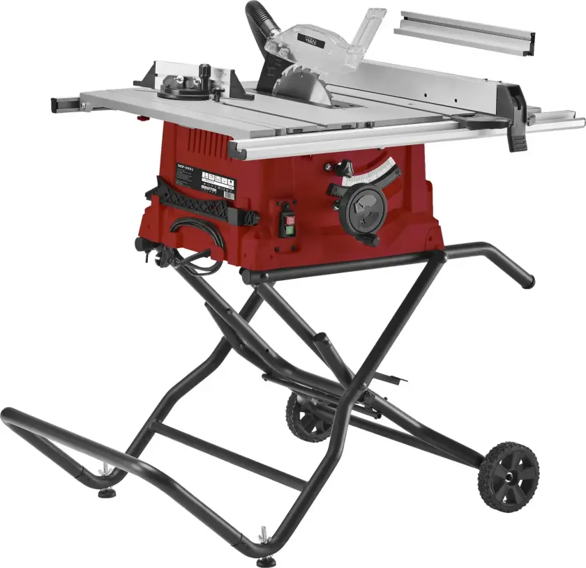 Bordsag med hjul 1800 W Ø250 mm