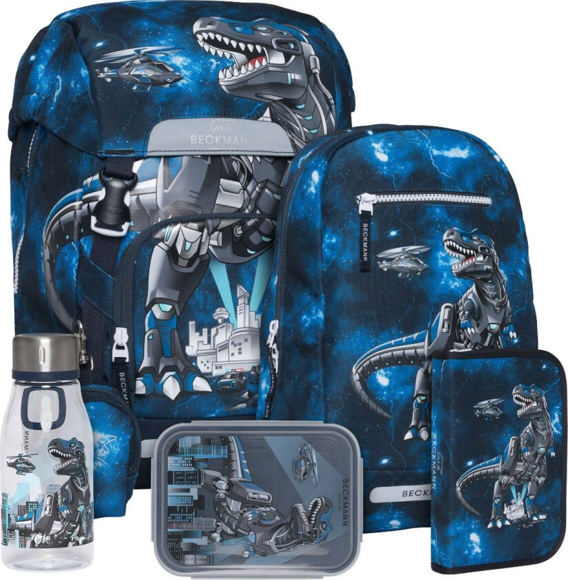 Pakke skolesekk 1.kl Tech Rex Classic 22L