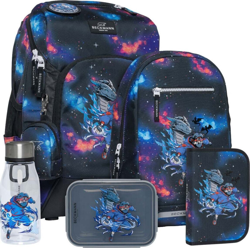 Pakke skolesekk 1.kl Ninja Elements Active Air FLX