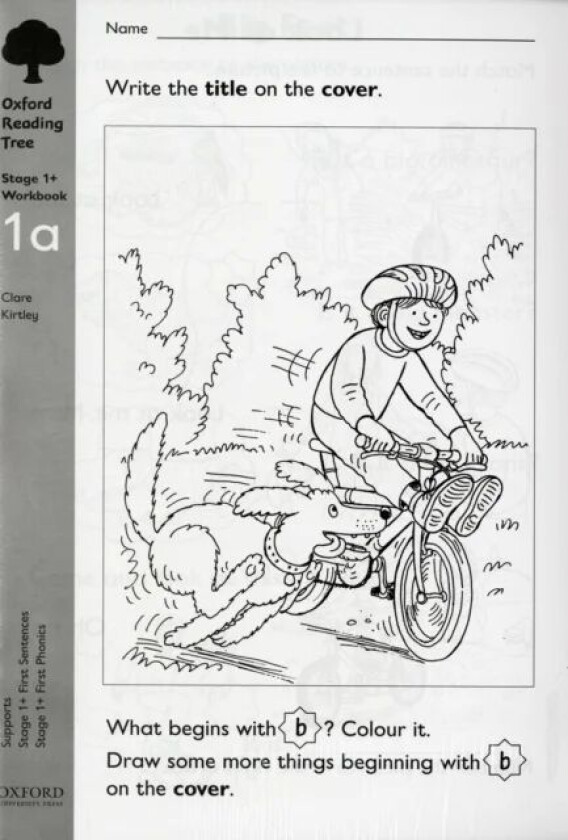 Oxford Reading Tree: Level 1+: Workbooks: Workbook 1A (Pack of 6) av Clare Kirtley