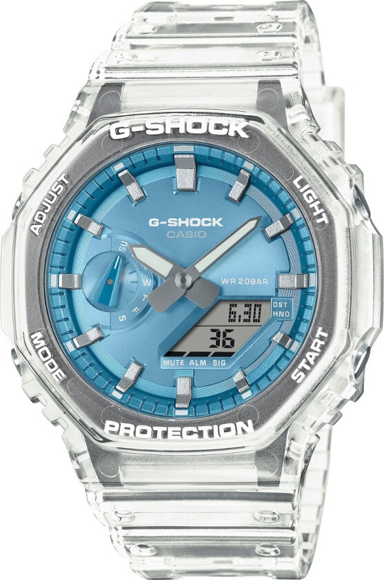 G-Shock GA-2100BM-7A2ER - Anadigi - Plastik - Herreklokker - Resin - Mineral