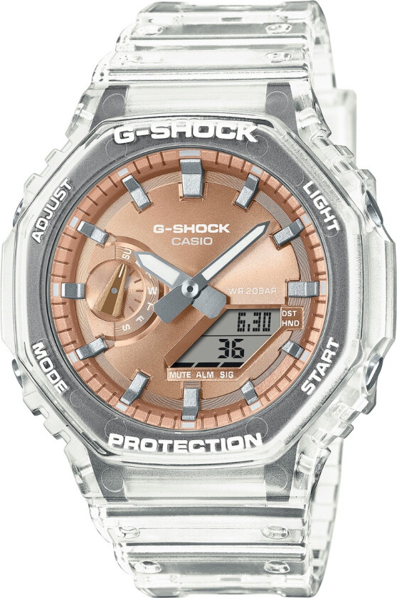 G-Shock GA-2100BM-7A5ER - Anadigi - Plastik - Herreklokker - Resin - Mineral