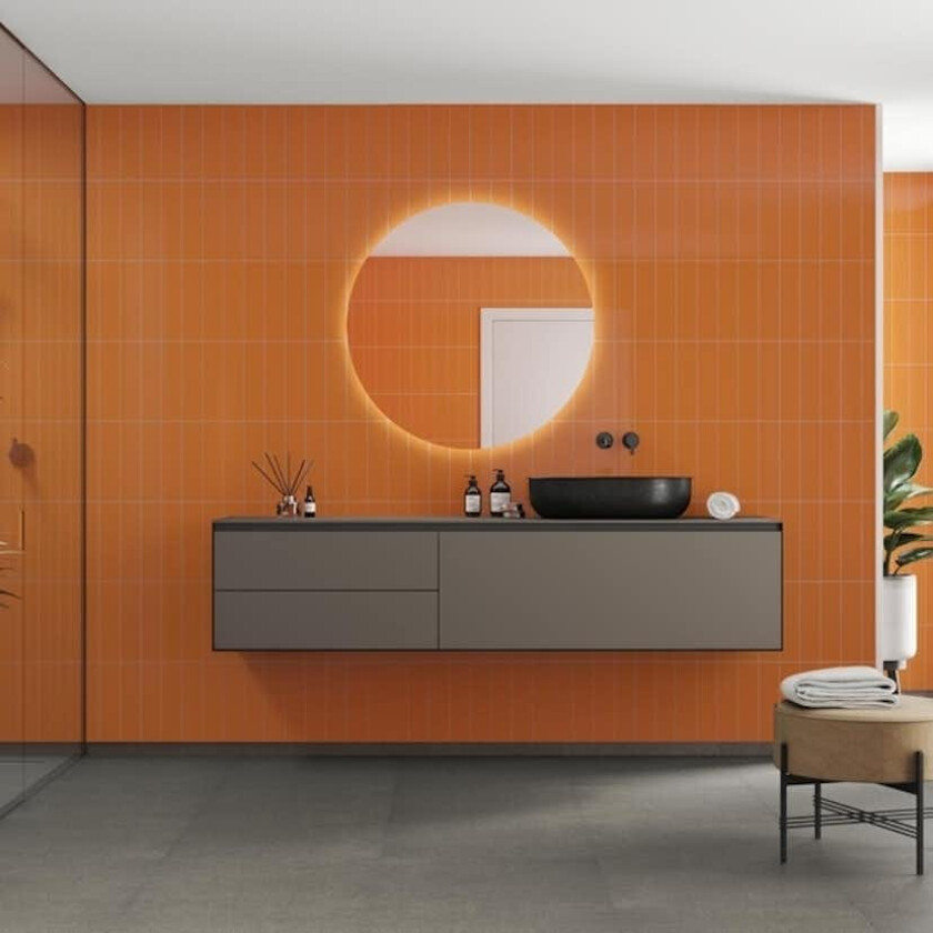 Baderomspanel Fibo 2122-M0830 Orange