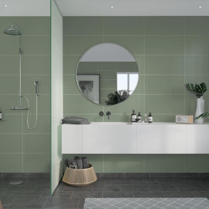 Baderomspanel Fibo 5206-6030 EM Olivegreen