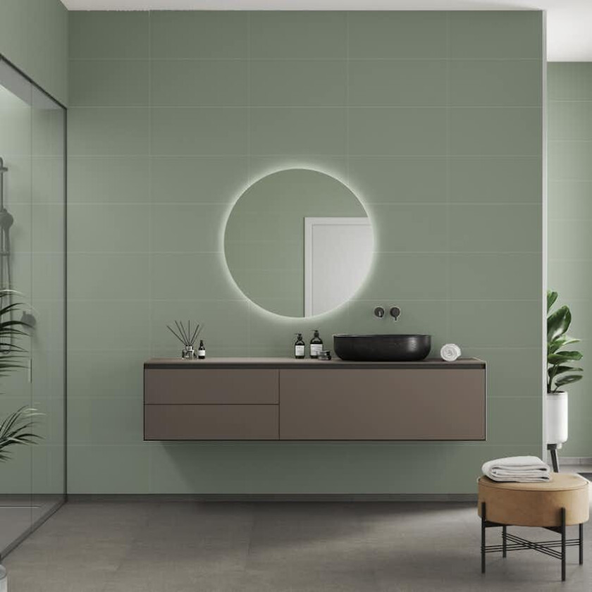 Baderomspanel Fibo 5206-6030 EM Olivegreen