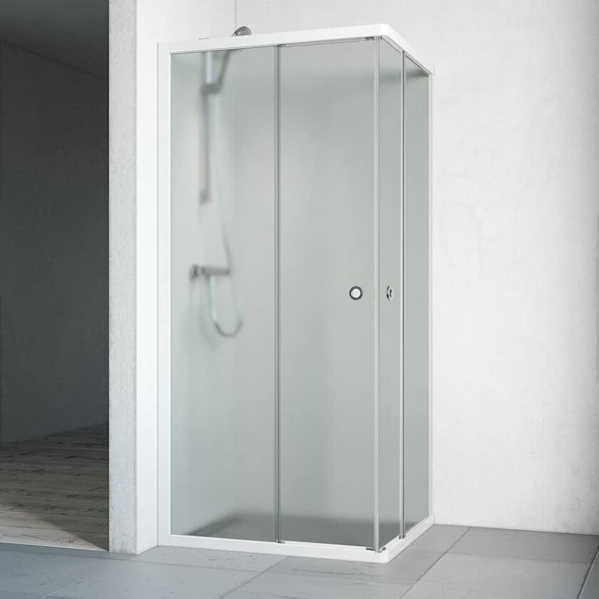 Dusjhjørne Macro Design Flow Rett