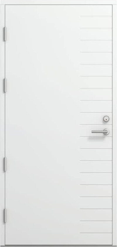 Ytterdør Bygg1 Fjell 06 Hvit