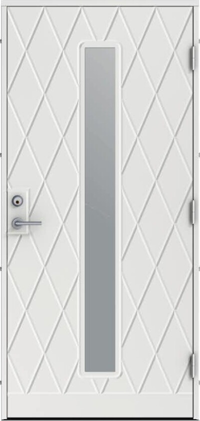 Ytterdør Diplomat Vilda Klart Glass