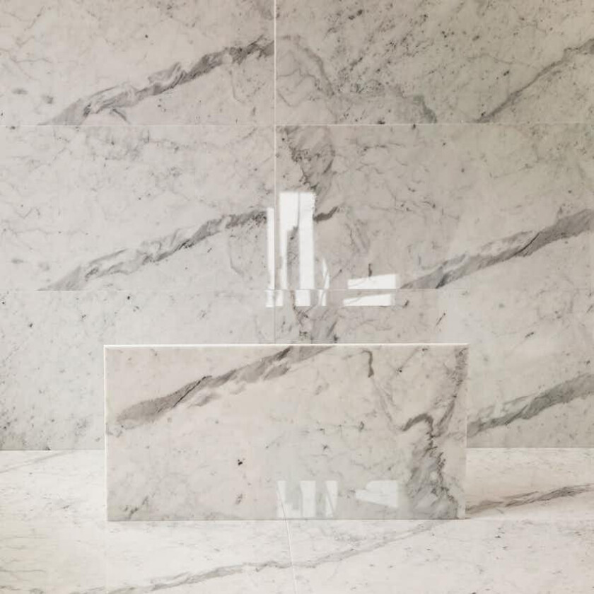 Marmor Arredo Carrara C Polert Hvit 30x60 cm
