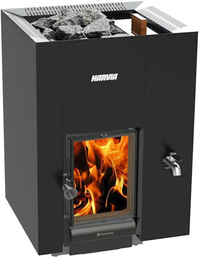 Badstueovn Harvia Linear 22 RS GreenFlame